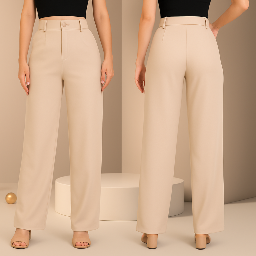 Kit 3 Calças Pantalona Premium de Alfaiataria – Elegância com Conforto