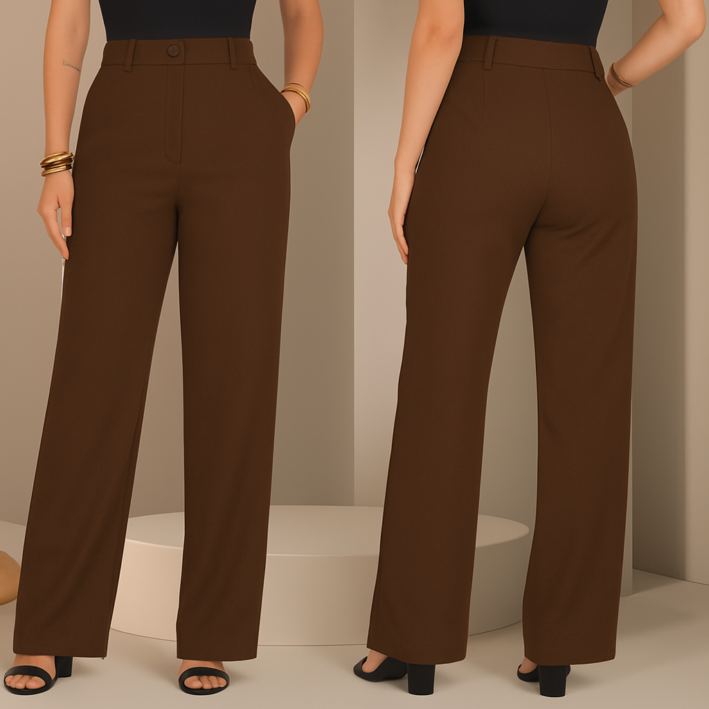 Kit 3 Calças Pantalona Premium de Alfaiataria – Elegância com Conforto