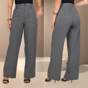 Kit 3 Calças Pantalona Premium de Alfaiataria – Elegância com Conforto