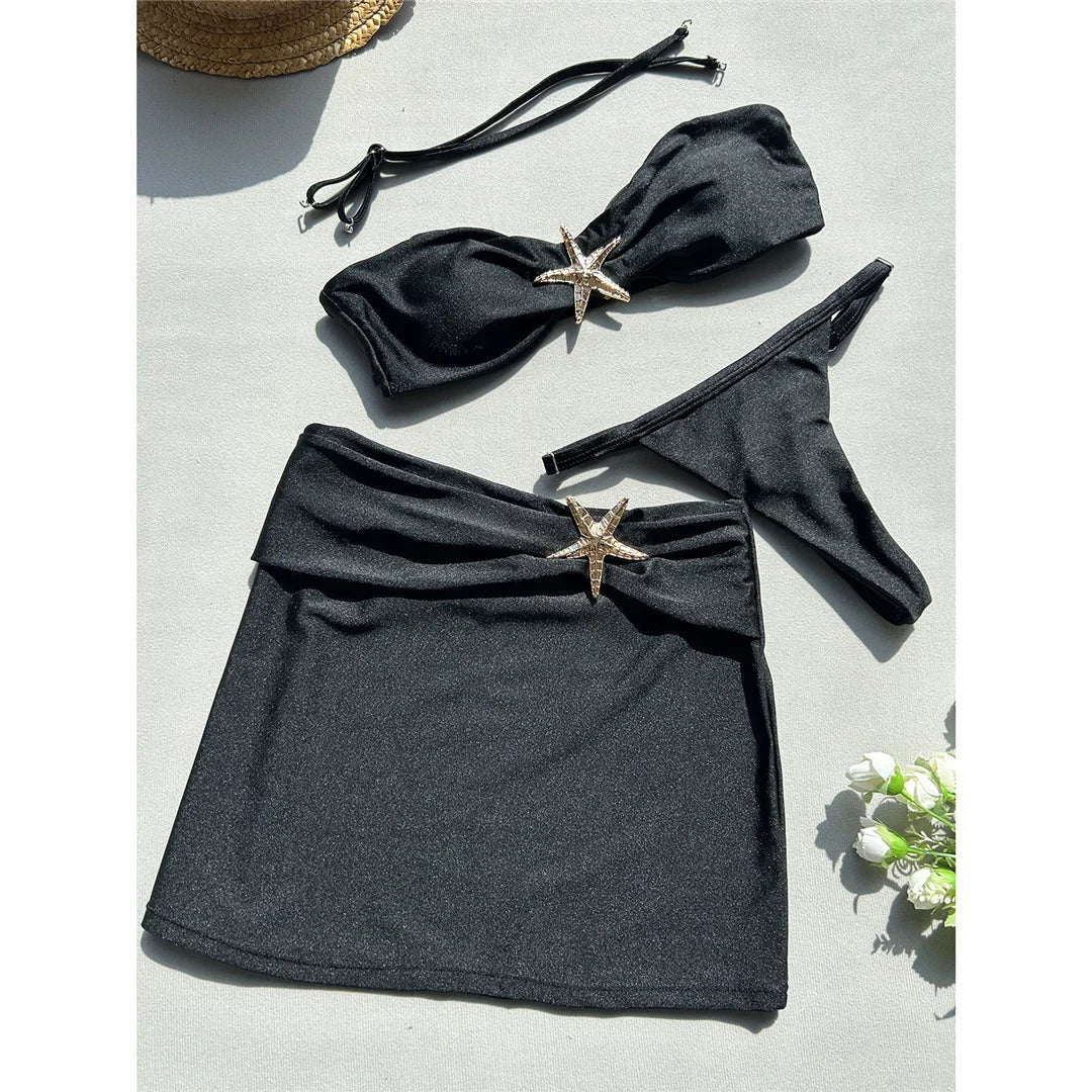 Conjunto de Biquíni e Saia Vivian